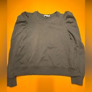 Rebecca Minkoff Janine Sweatshirt, L ,Olive Green